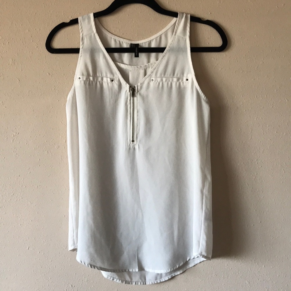 Cream Business Casual Tank